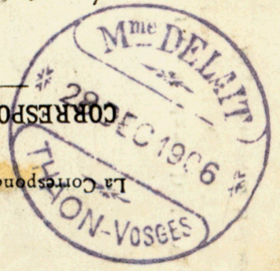 Madame Delait Postmark