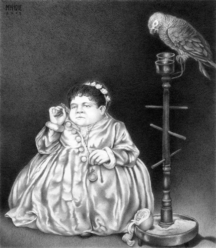 "Midget Fat Lady with a Parrot" is copyright    2005 by James G. Mundie. All rights reserved.  Reproduction prohibited.